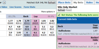 Hoffenheim vs Hannover: Sports Trading Pregame hoffenheim-profit-pre-trading